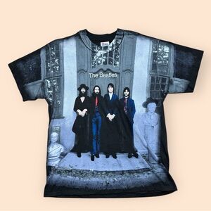 Vintage 1990s The Beatles Hey Jude All Over Print T Shirt Men’s Large Vtg 90s